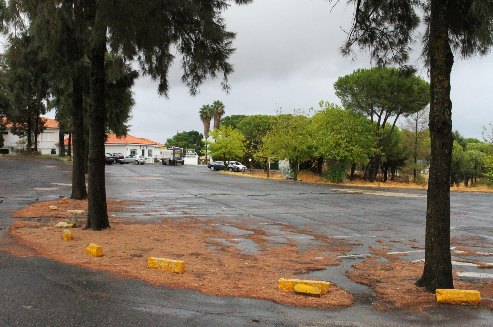 Imágenes del temporal de lluvia en Huelva.