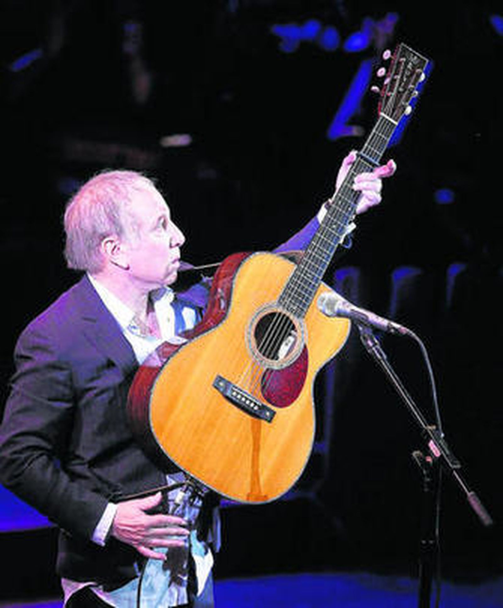 Paul Simon, durante un concierto celebrado el pasado 2 de abril en Nueva York.