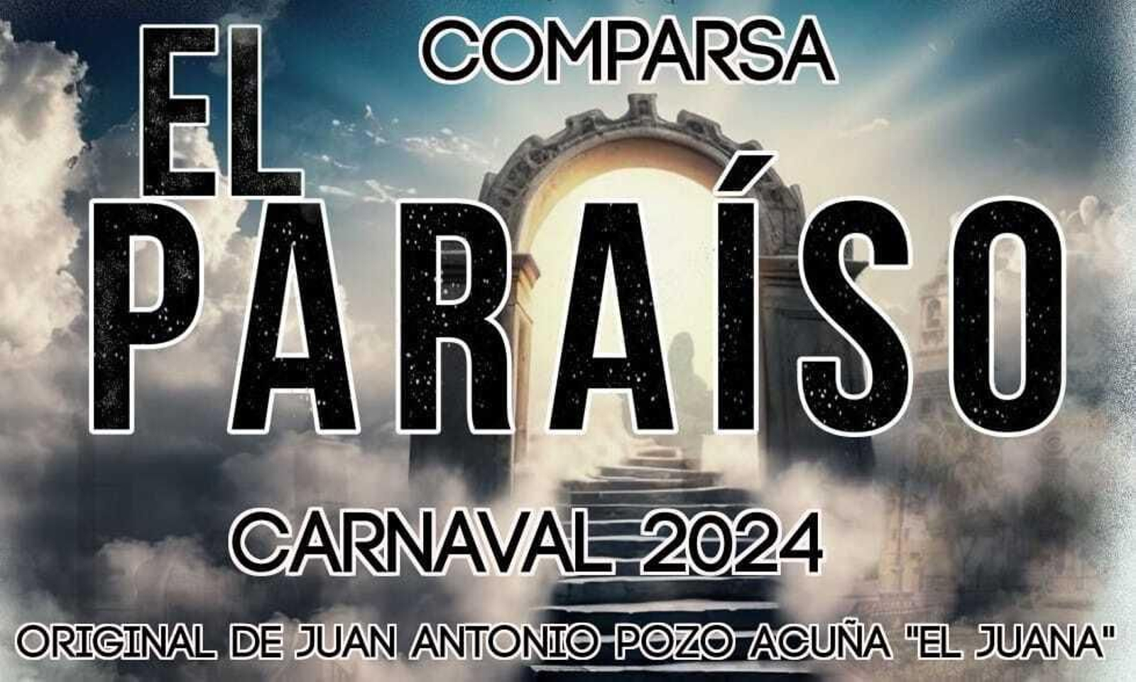 El cartel de la comparsa 'El paraíso de Momo'.