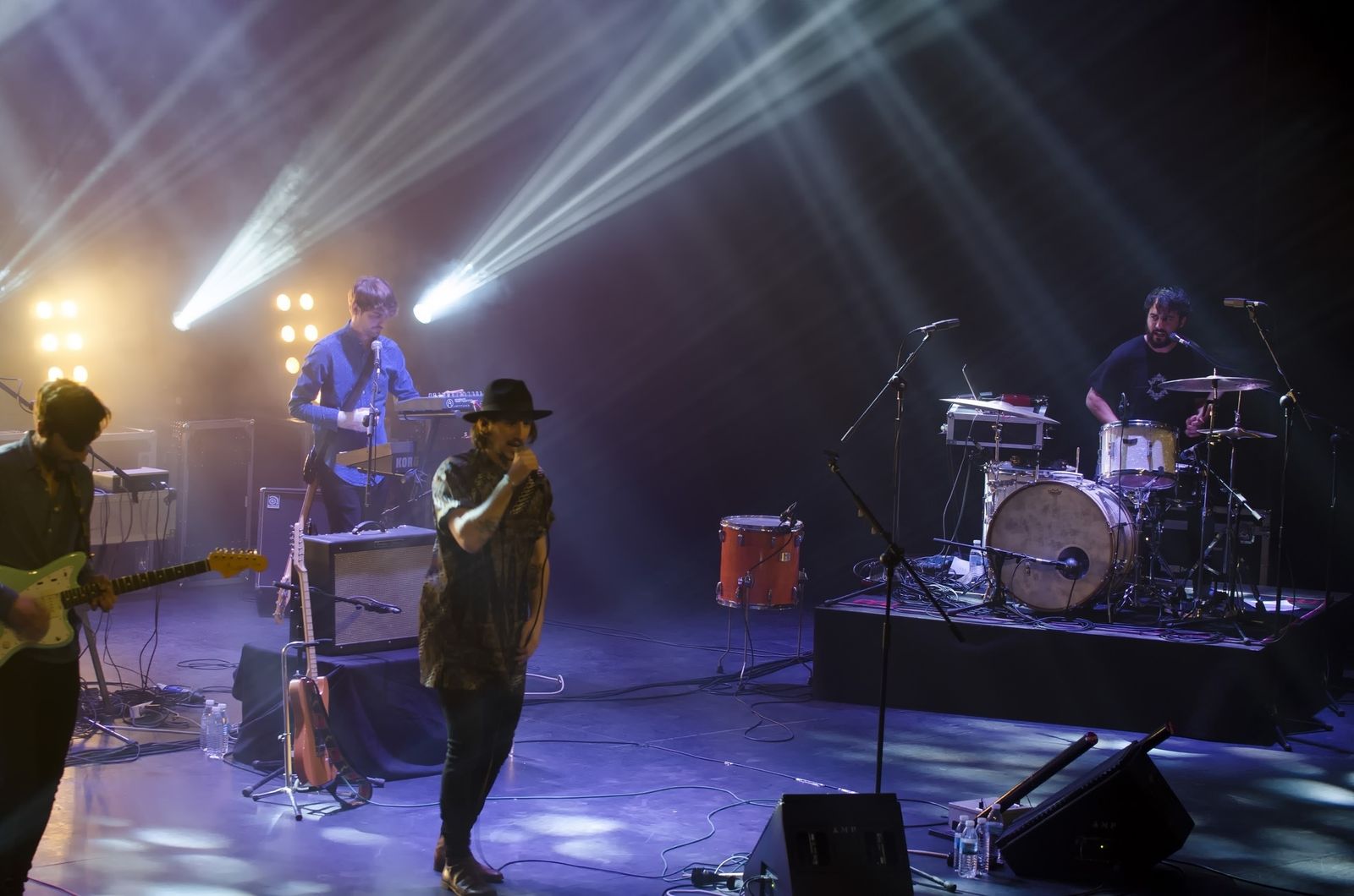 Actuación de Chica Sobresalto, que fue la invitada de la noche.