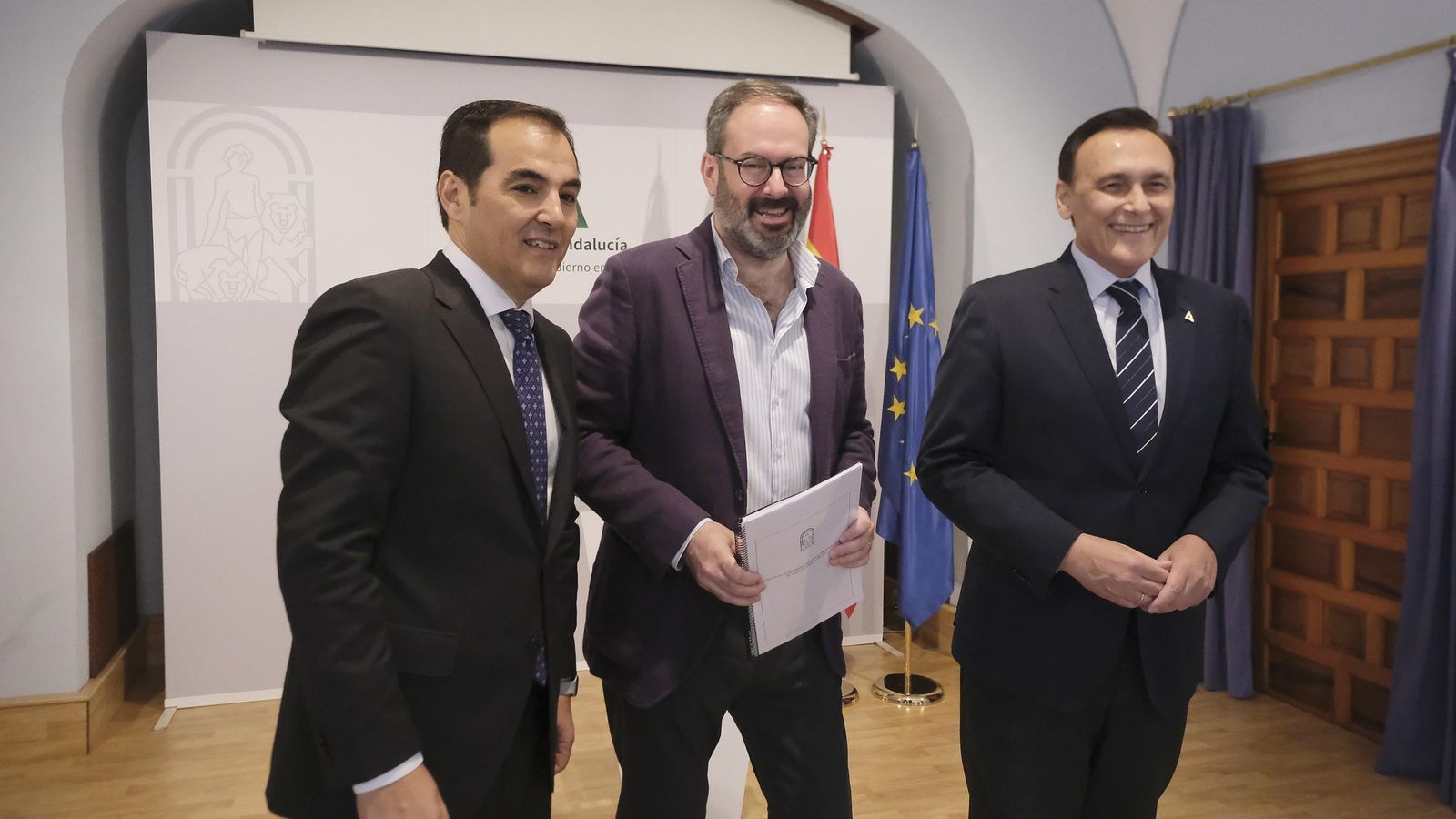 José Antonio Nieto, Adolfo Molina y Gómez Villamandos.