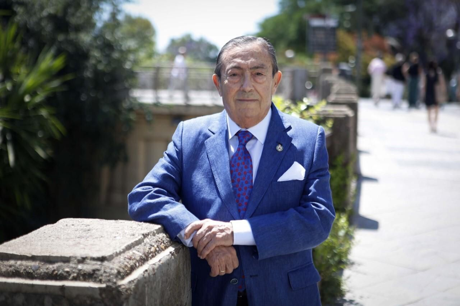 Isacio Siguero, en la Plaza de Cuba.