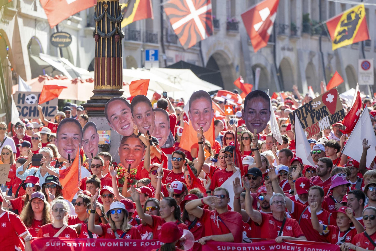 Las mejores fotos del España - Suiza en la Eurocopa femenina