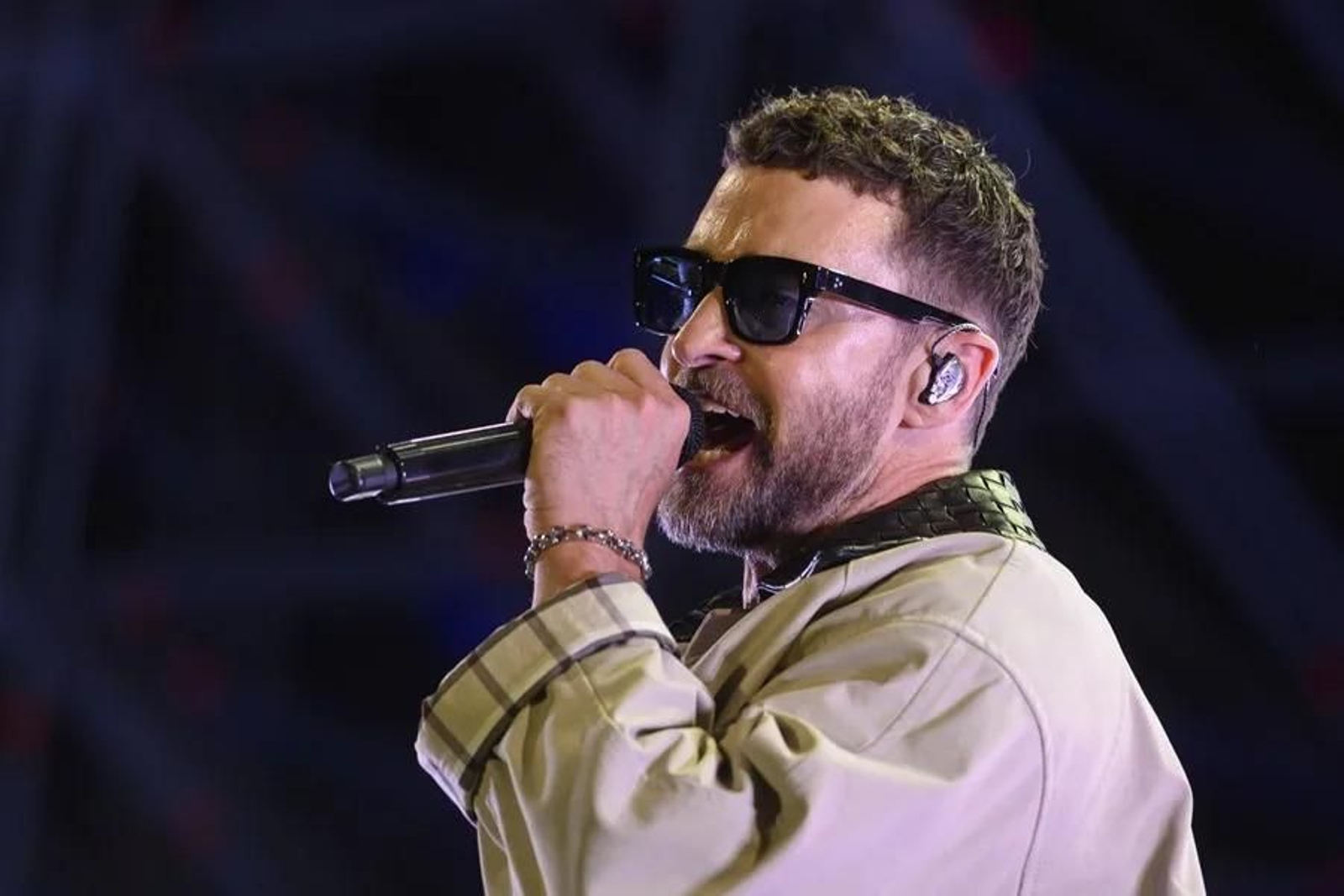 Justin Timberlake en su concierto de Sevilla, única fecha en nuestro país, del pasado mes de mayo.