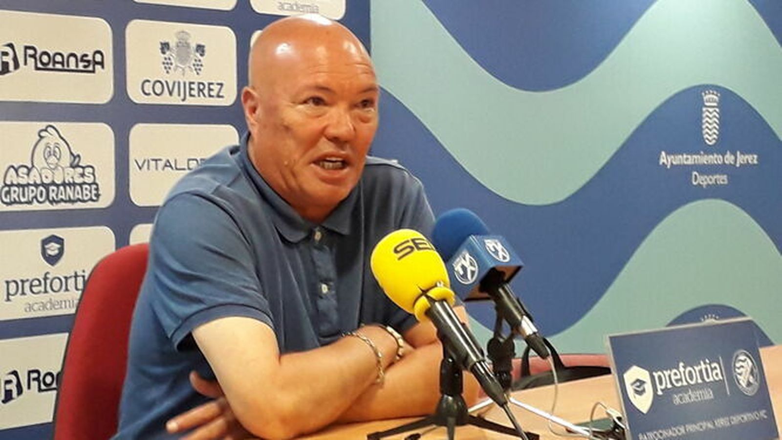 Andrés García Tébar, en rueda de prensa