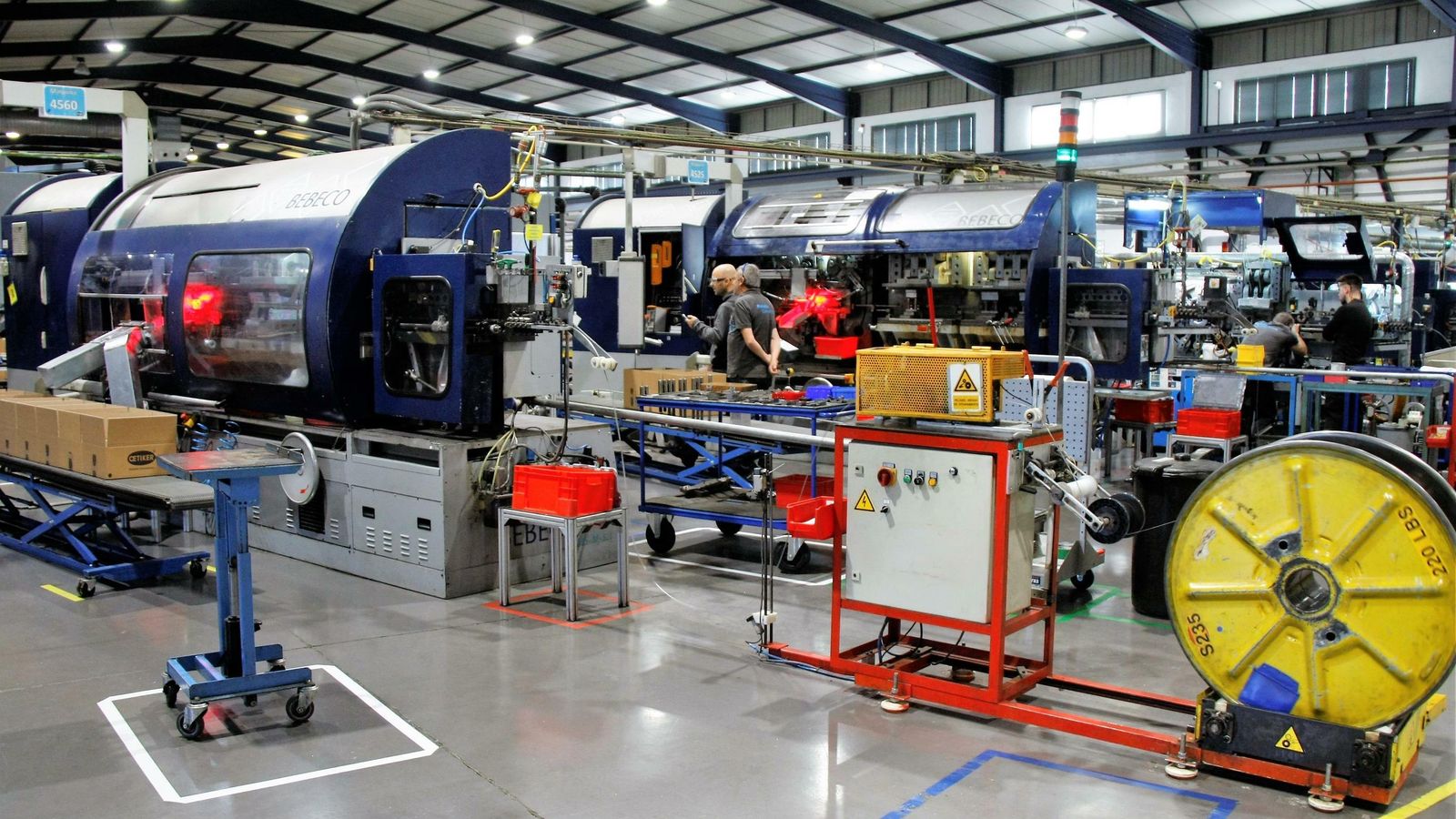 Maquinaria de la planta de Oetiker en El Puerto.