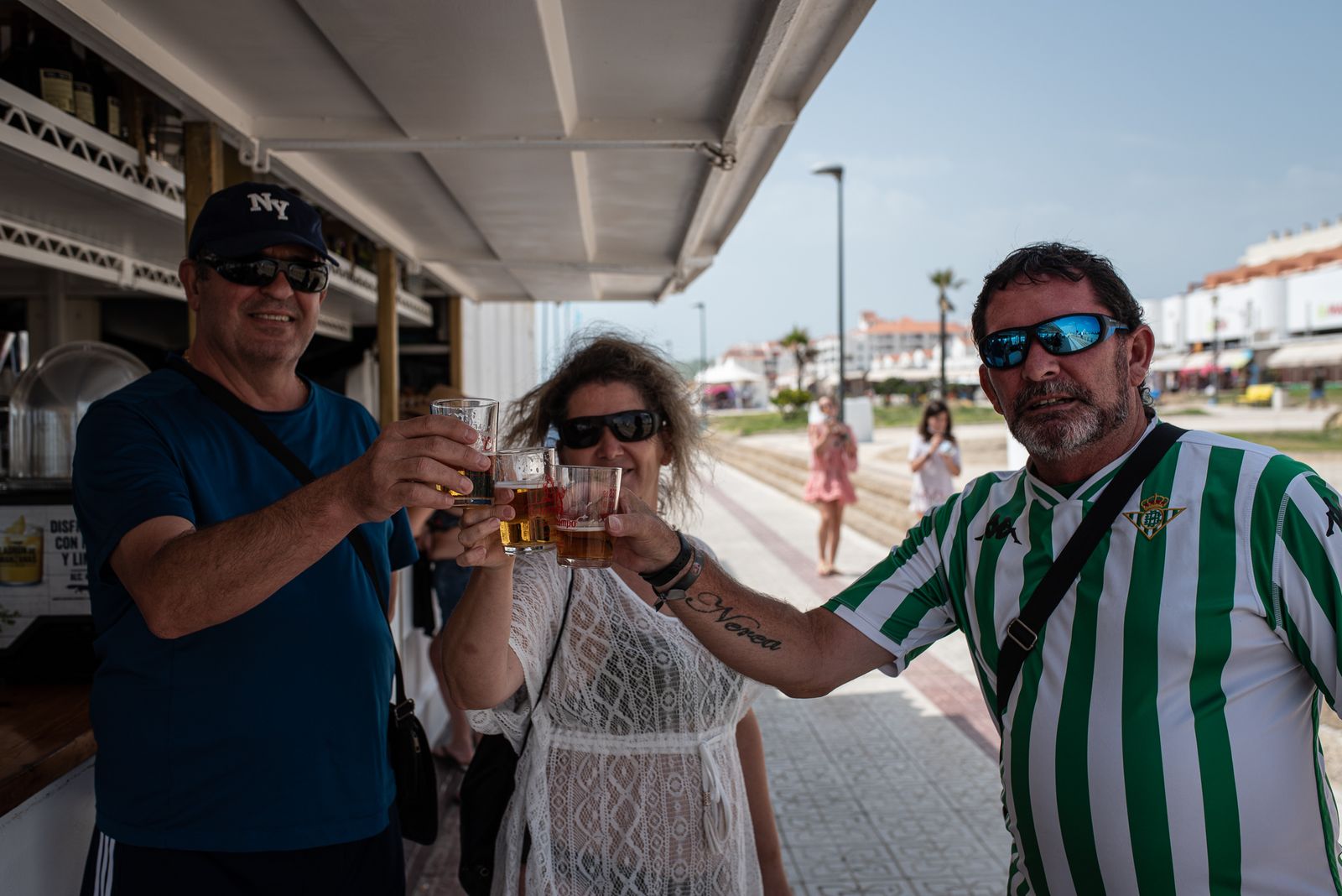 Ola de calor en las playas de Huelva