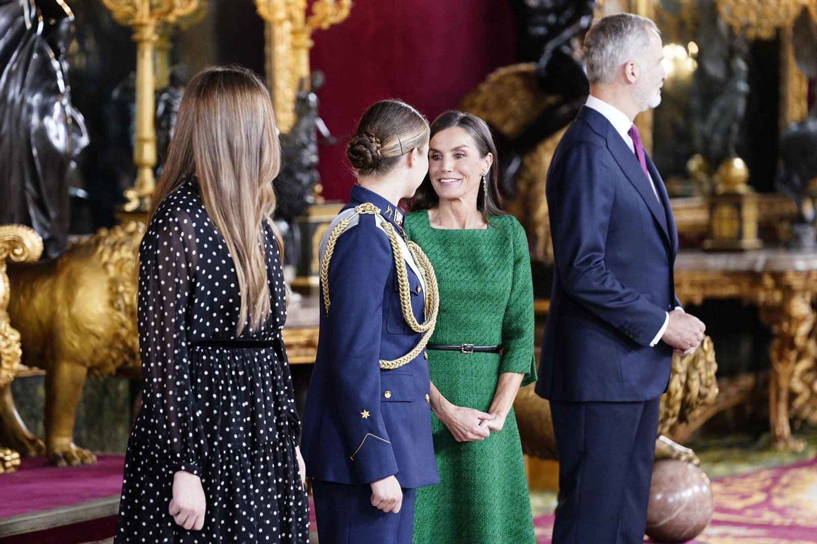 Las fotos de la recepción del Rey por el 12 de octubre