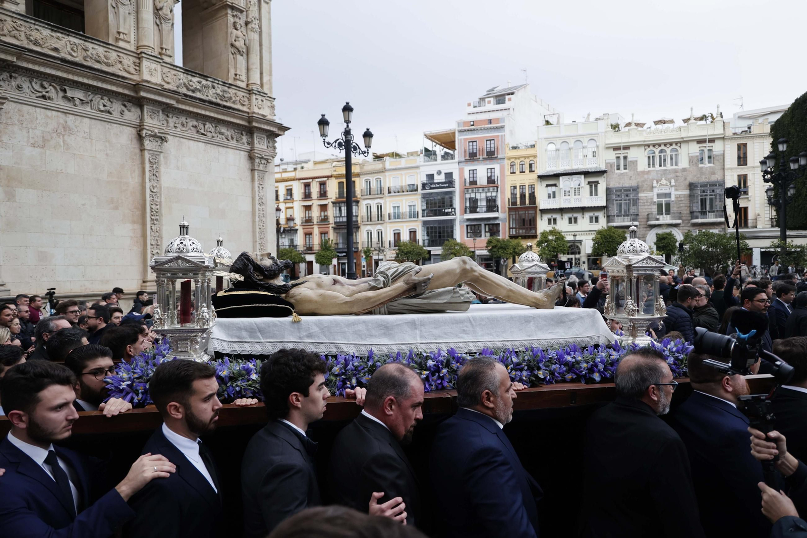 Las imágenes del Vía crucis de las Hermandades