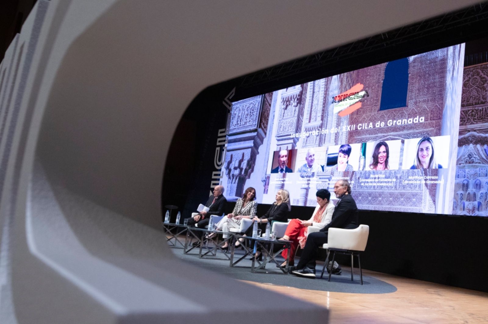 Mesa inaugural del Congreso Ibero Latinoamericano CILA en Granada