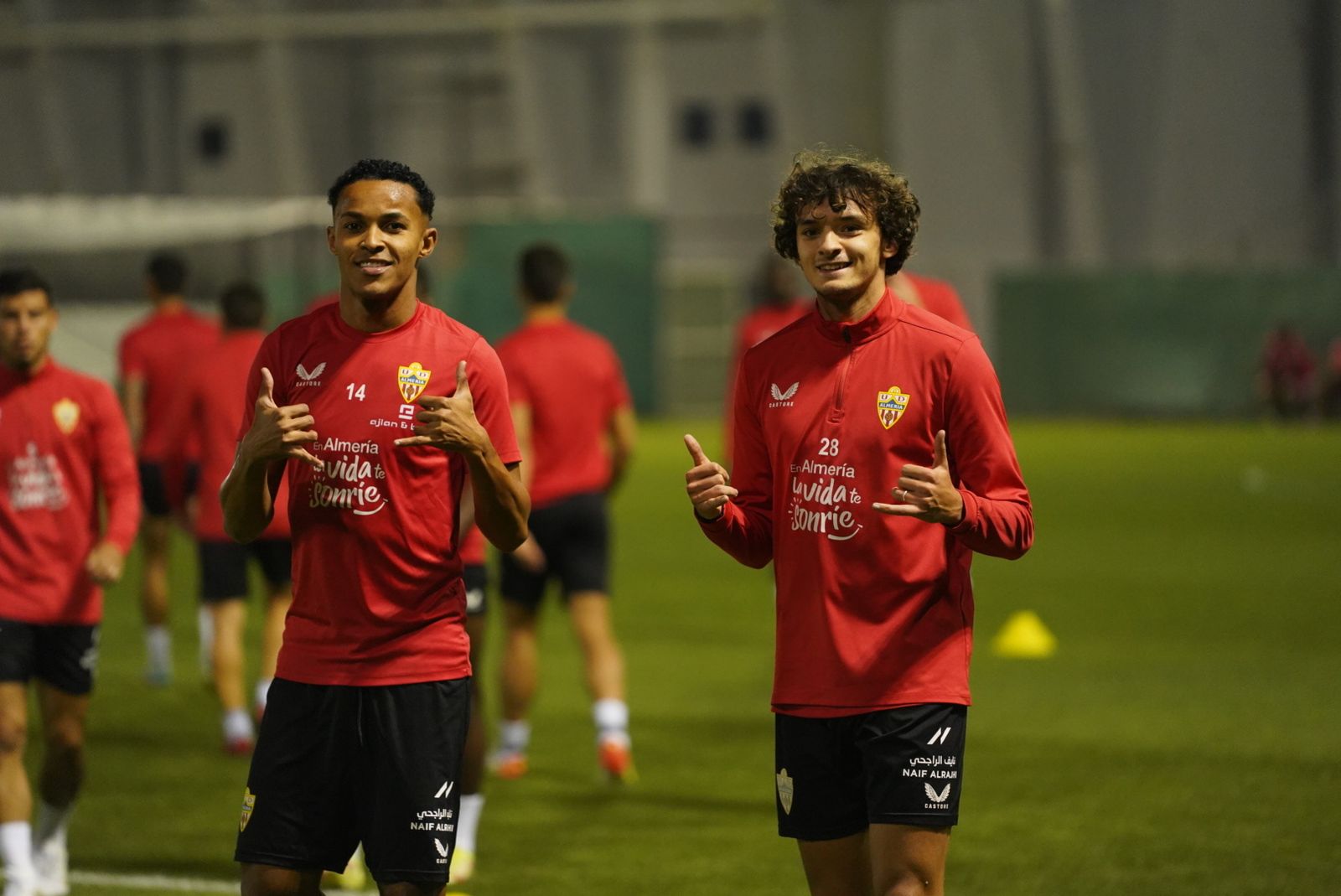 El primer día del Almería en Riad, en imágenes