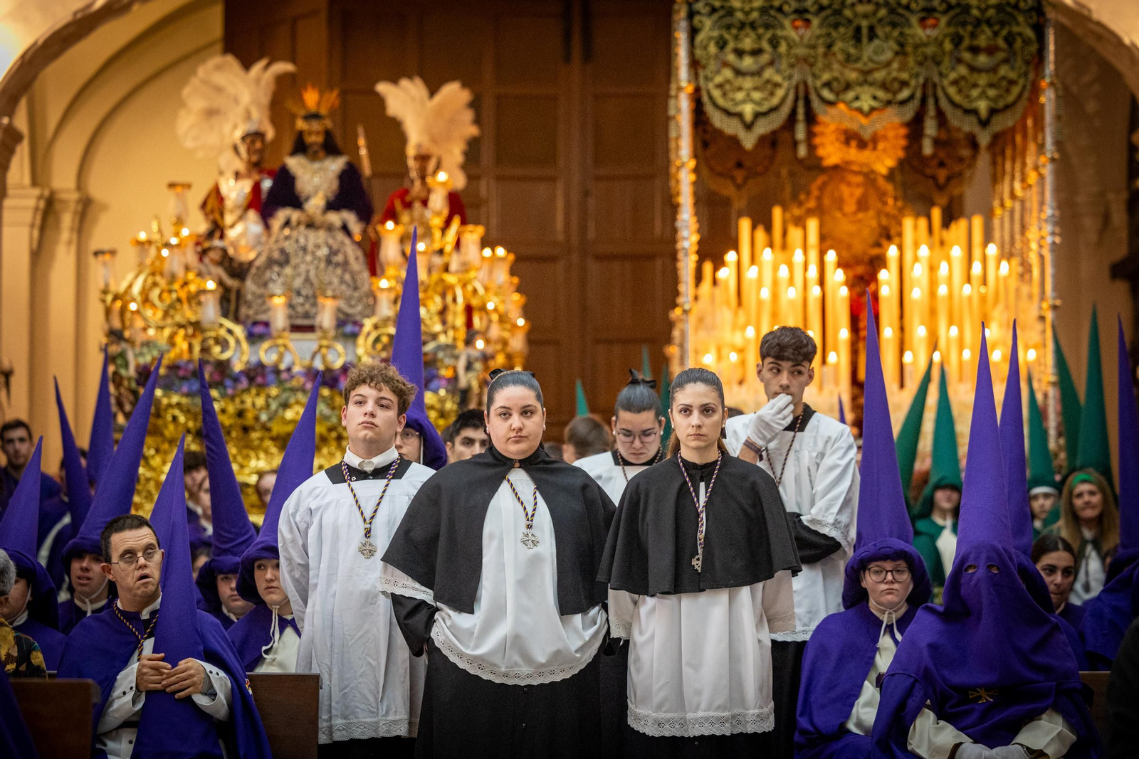 Las imágenes de la cofradía de Cigarreras en la Semana Santa de Cádiz de 2024