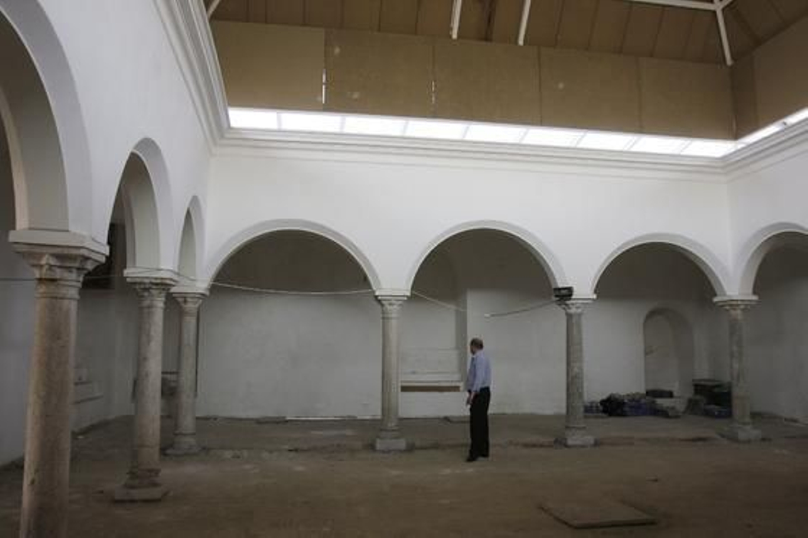 Estancia principal de los baños.

Foto: José Ángel García