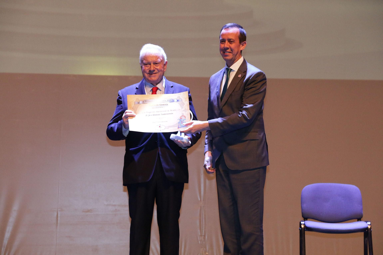 Gala XV aniversario Diario de Almería, en Roquetas de Mar