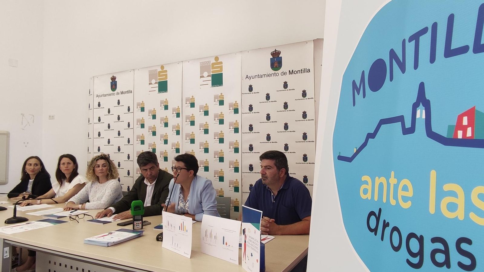Presentación del informe sobre drogas en Montilla.