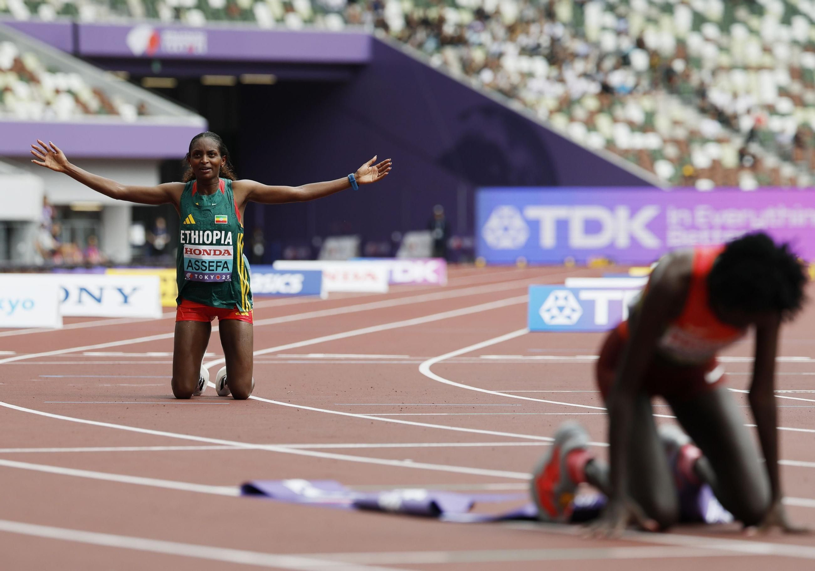 Las mejores imágenes del triunfo de Seville en 100 metros y del resto del Mundial de atletismo