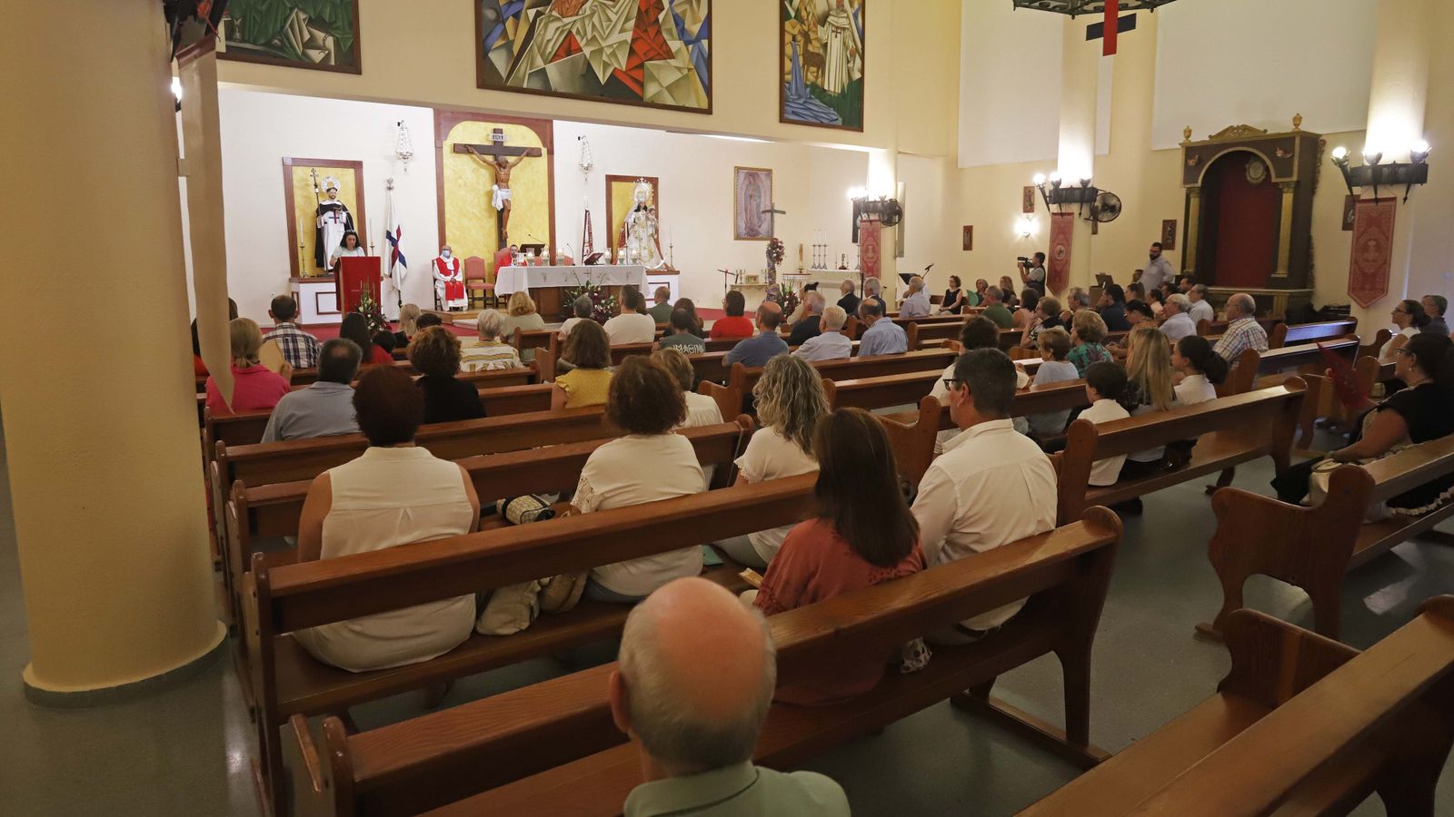 Fotos de la bendición de la nueva Cruz de Lampedusa en Algeciras