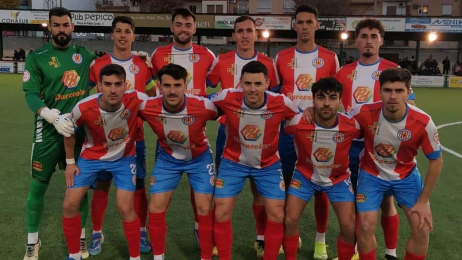 Equipo titular de la UDC Torredonjimeno para el duelo contra el Poli El Ejido.