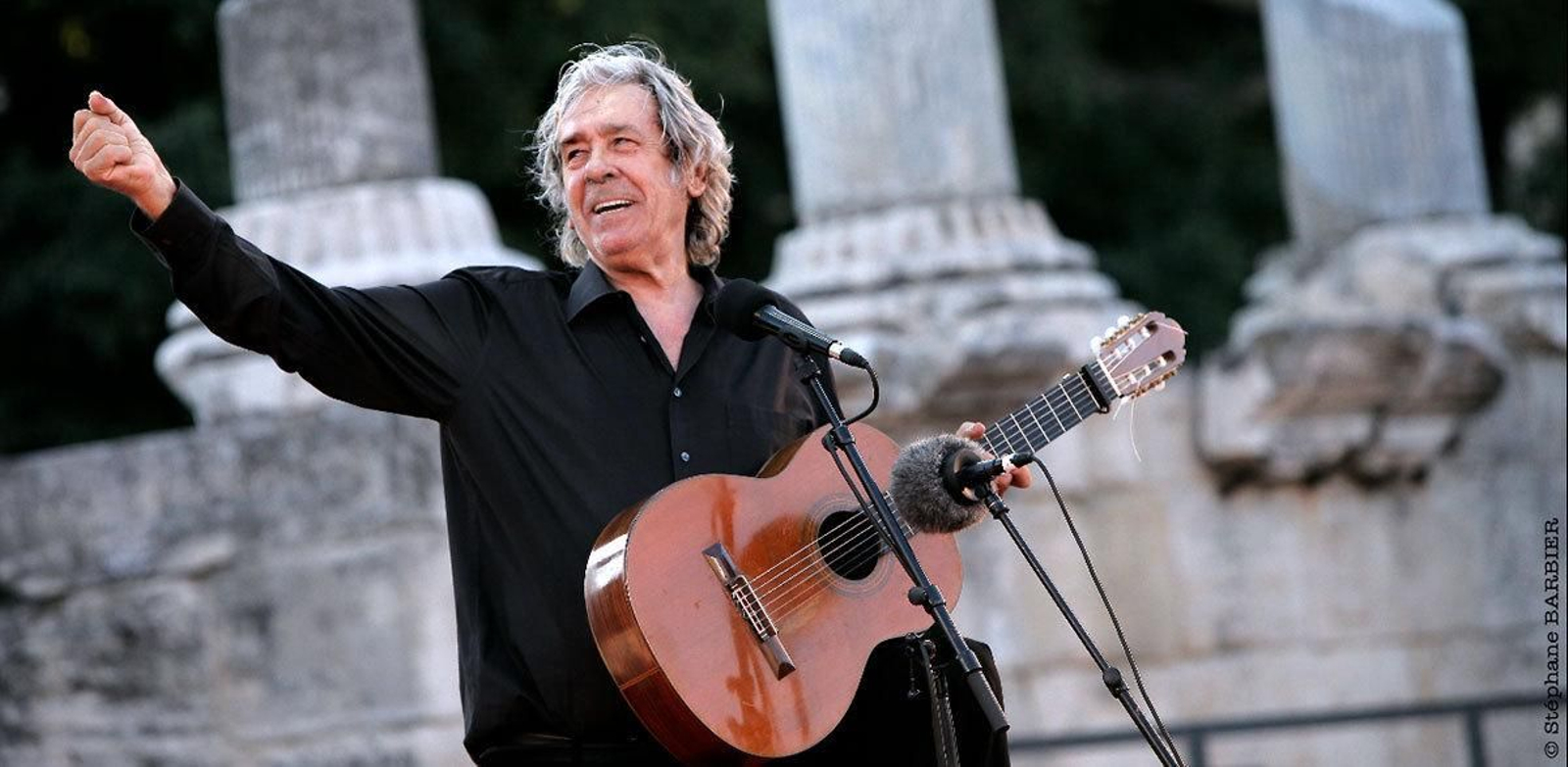 Paco Ibáñez en una de sus últimas actuaciones.