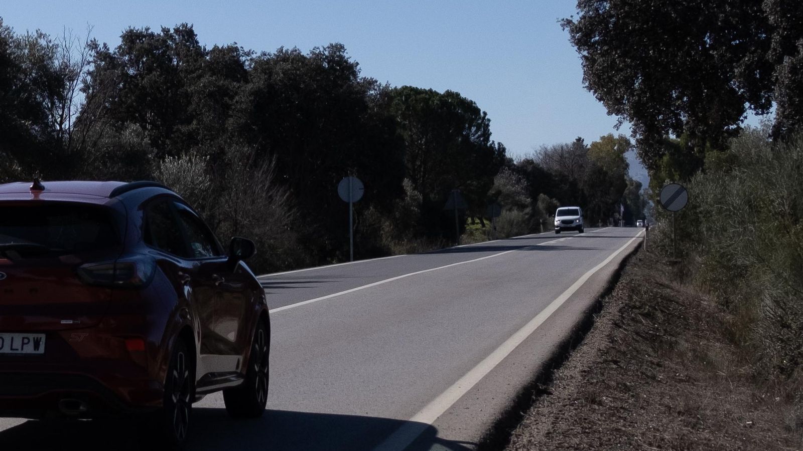 Tramo que está previsto desdoblar en la salida desde Ronda