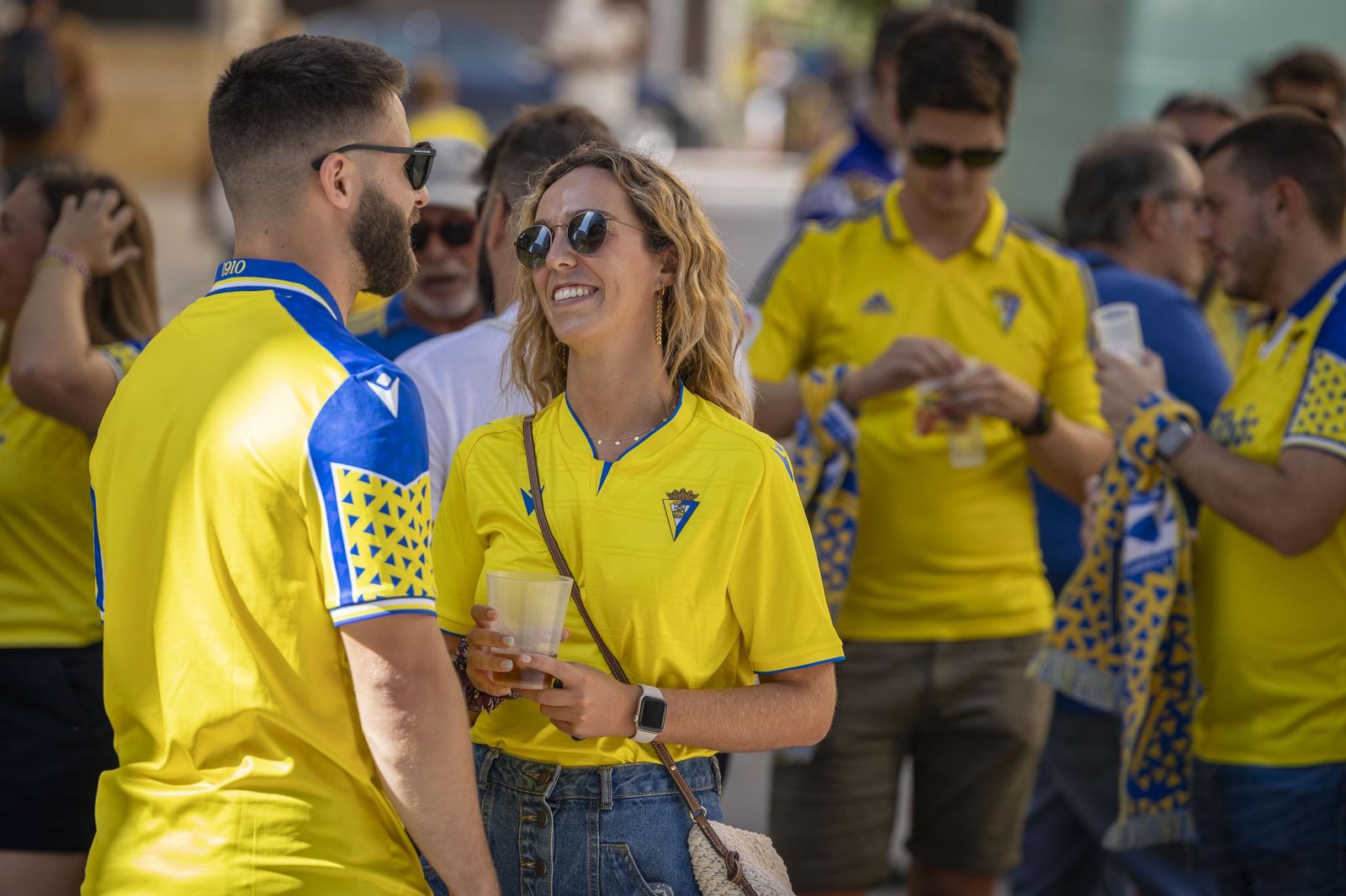 Las imágenes del Cádiz CF-Racing de Ferrol