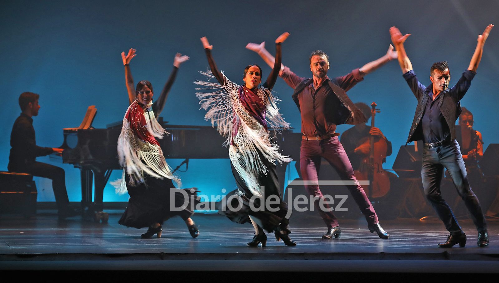 Imágenes del espectáculo 'Lorca x Bach' de Shoji Kojima