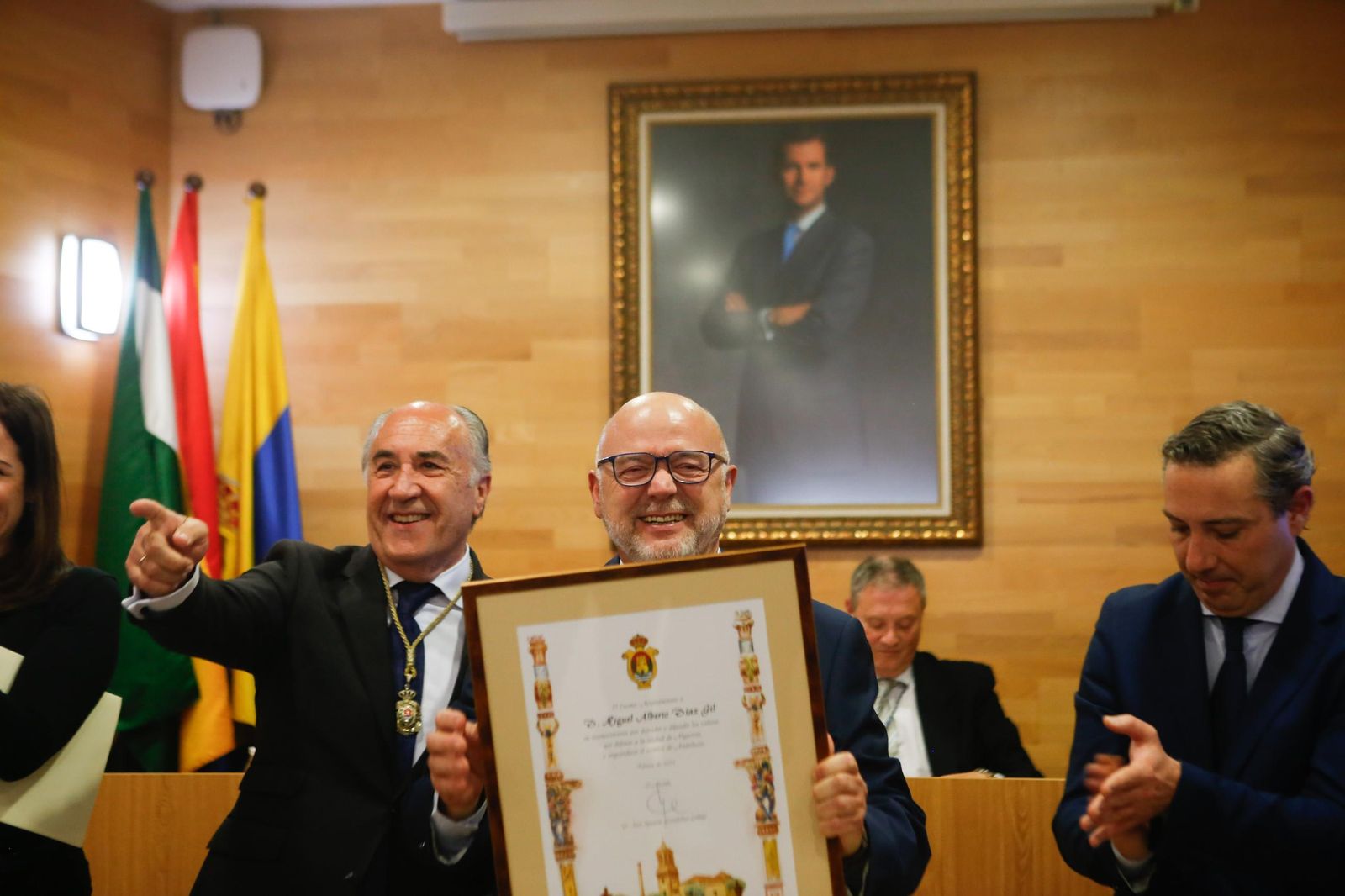 Fotos de la entrega de reconocimientos por el Día de Andalucía en Algeciras