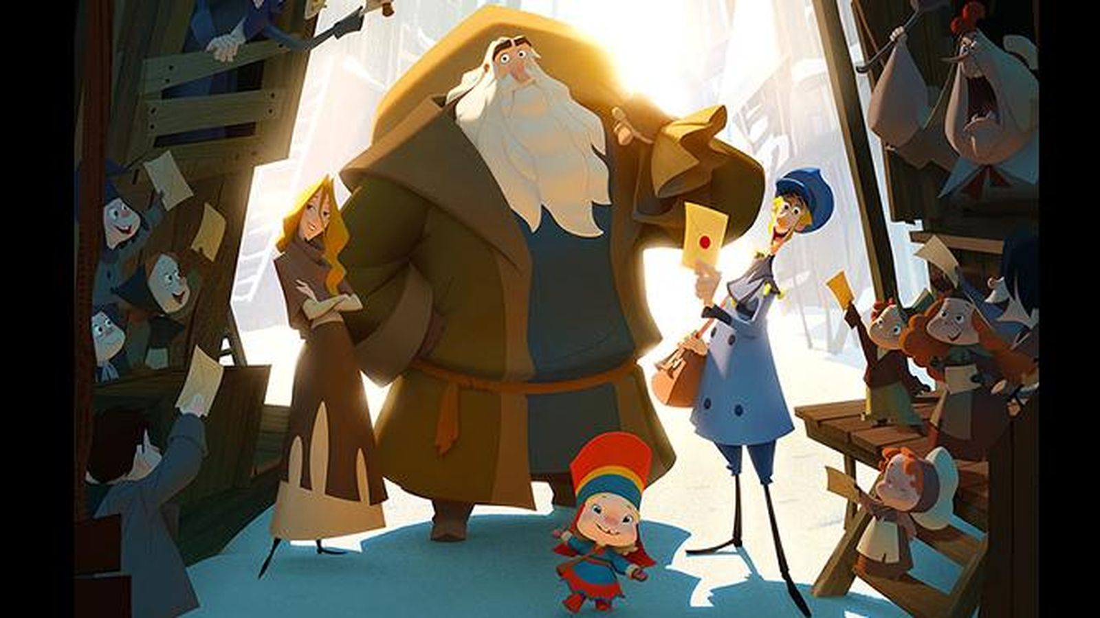 Detalle del poster de 'Klaus'