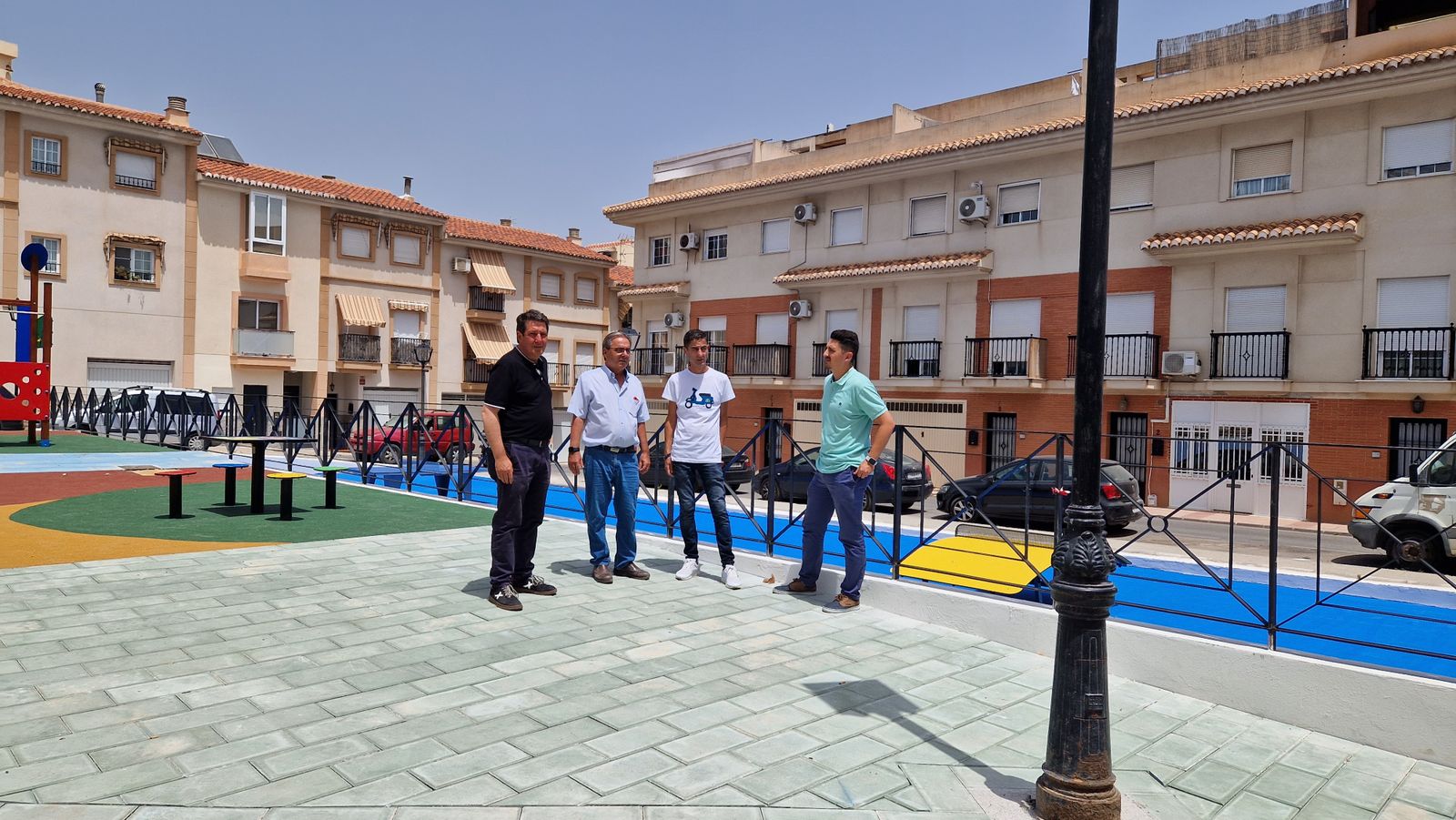 Salobreña concluye la rehabilitación integral de la plaza Alcalde Juan Venegas