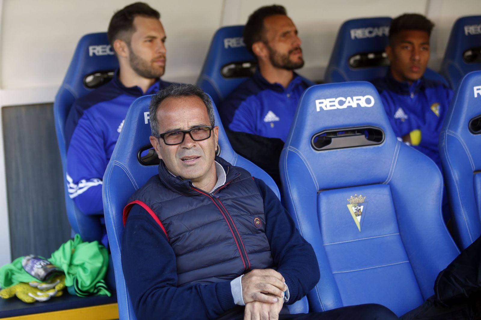 El entrenador del Cádiz, Álvaro Cervera.