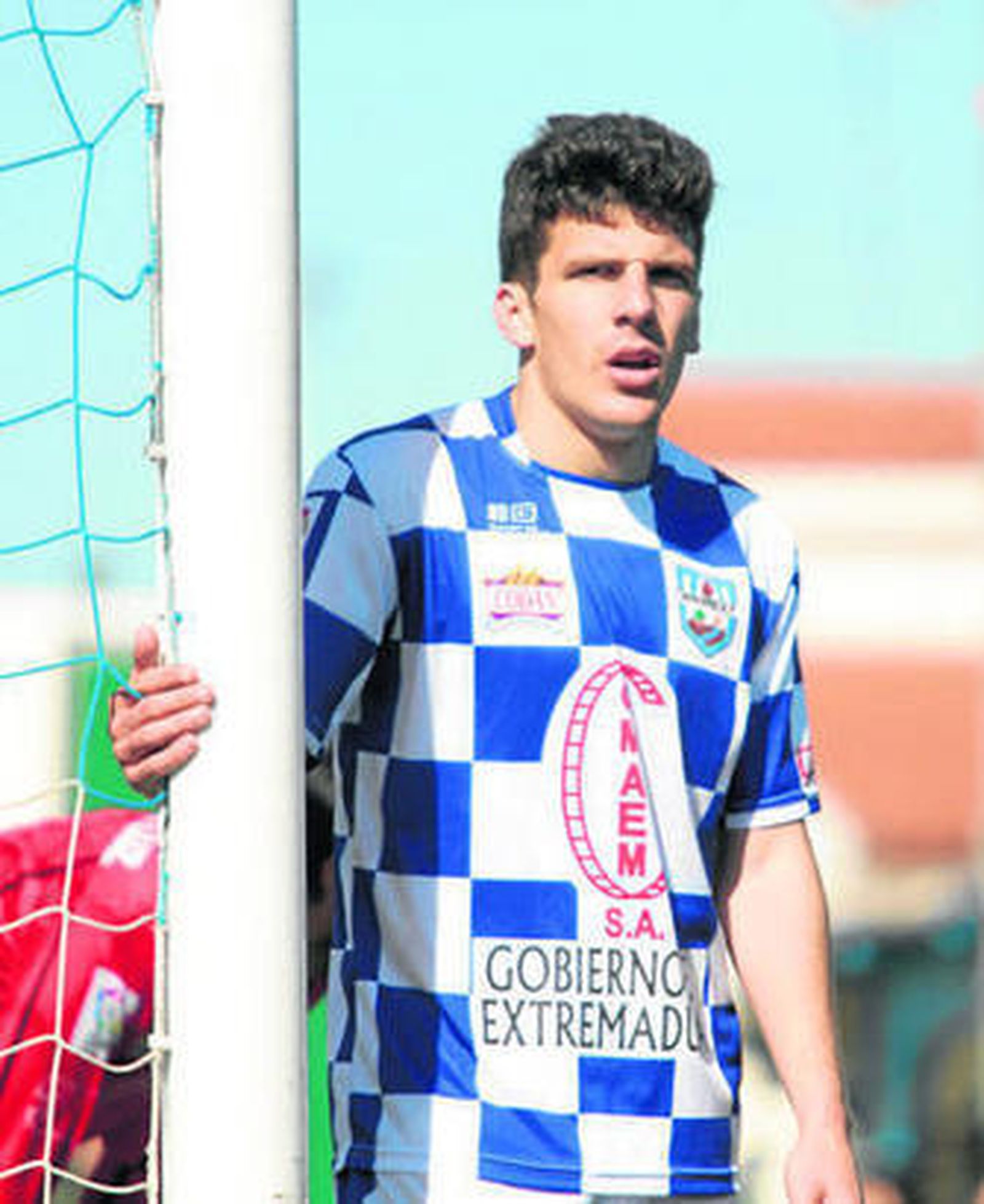 Manu Martínez, en un partido de la pasada campaña con el Arroyo.