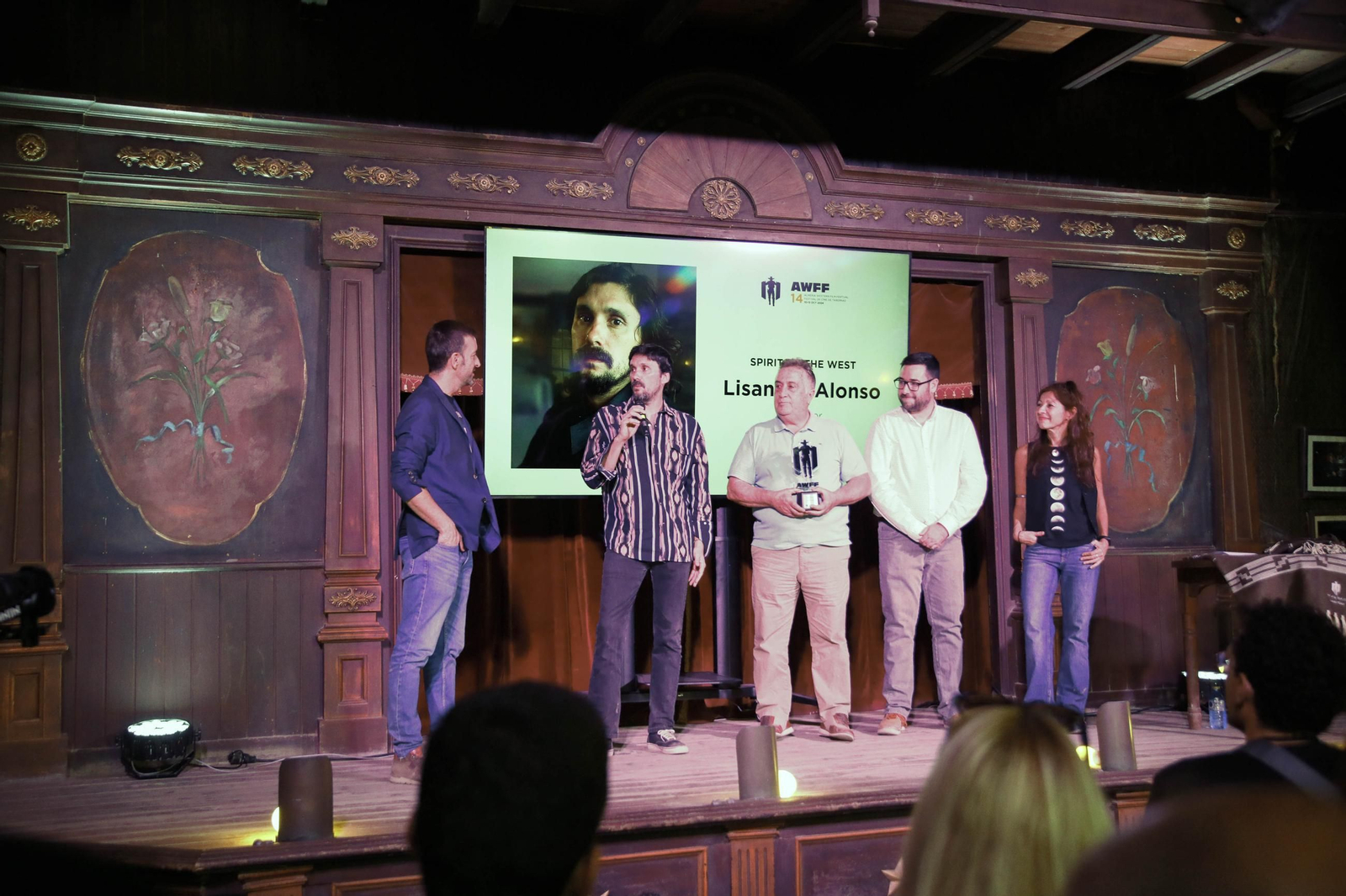 Entrega premio "Spirit of the West" al director Lisandro Alonso