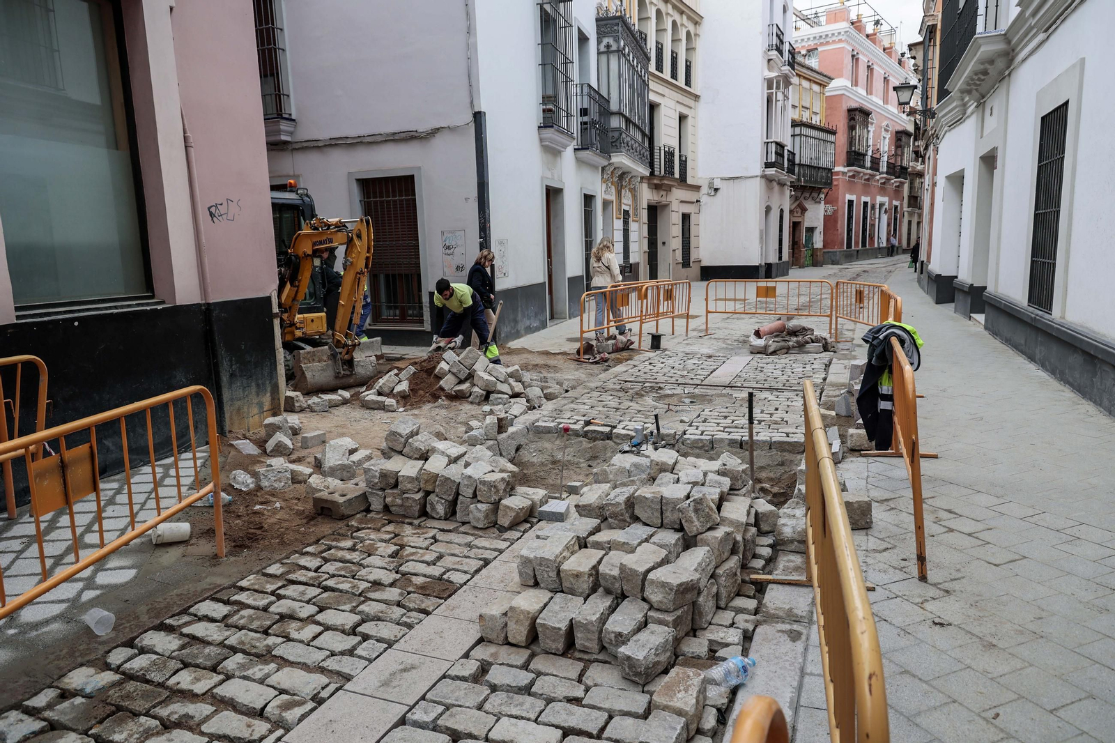 Así avanzan las obras en la calle Zaragoza