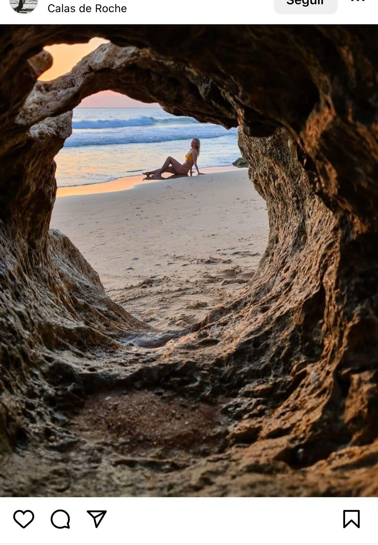 Una de las publicaciones en estas playas.