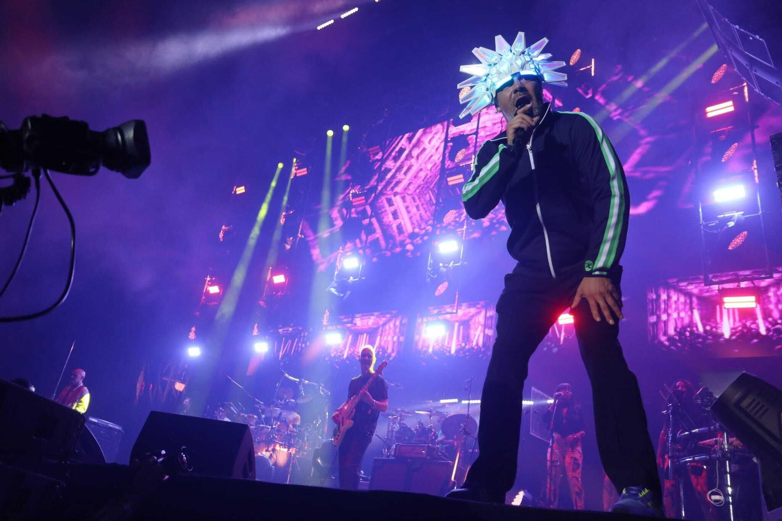 Los británicos Jamiroquai en el Andalucía Big Festival. Los británicos Jamiroquai en el Andalucía Big Festival.