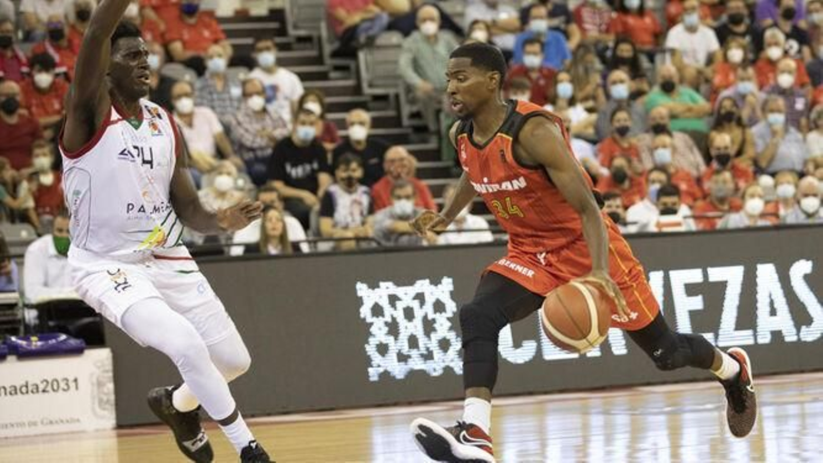 Penetración de Ellisor en el partido de la primera vuelta en el Palacio ante Palma