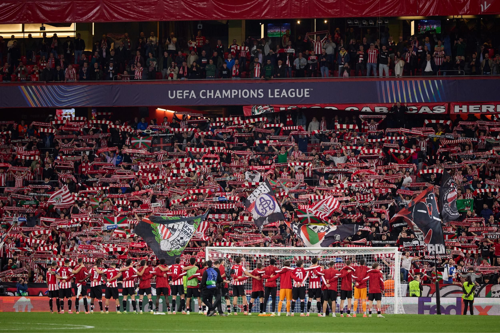 El Athletic Club-PSG, en imágenes