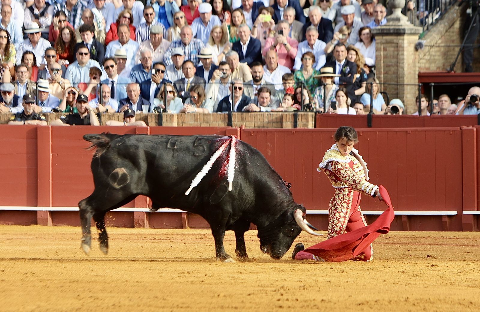 Las mejores imágenes de la corrida de toros de Juan Ortega, Roca Rey y Pablo Aguado