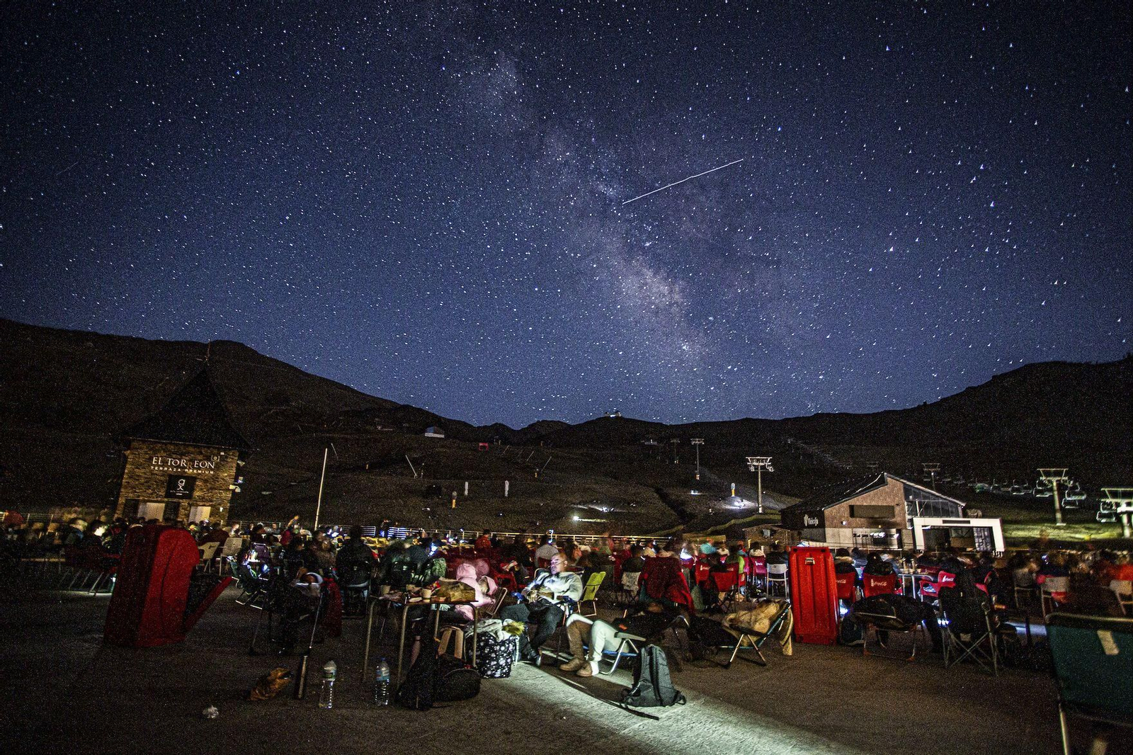 Las Perseidas vistas desde Sierra Nevada, donde se realizarán actividades de observación