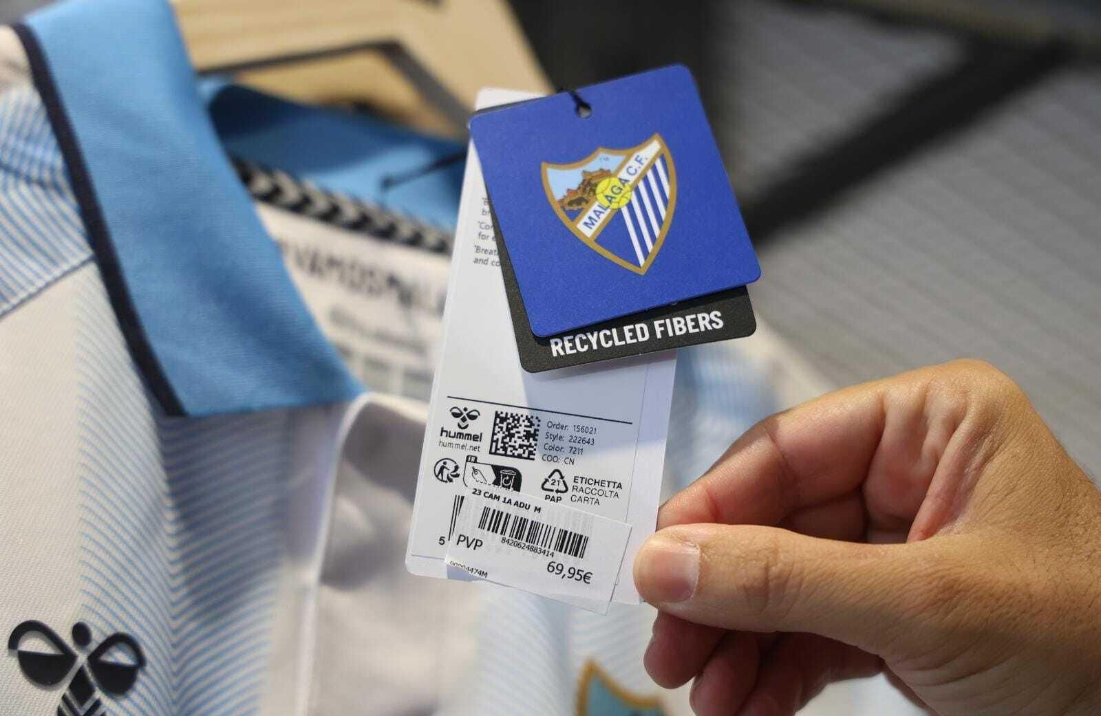 Camisetas Málaga CF 2023/24: La piel, al descubierto
