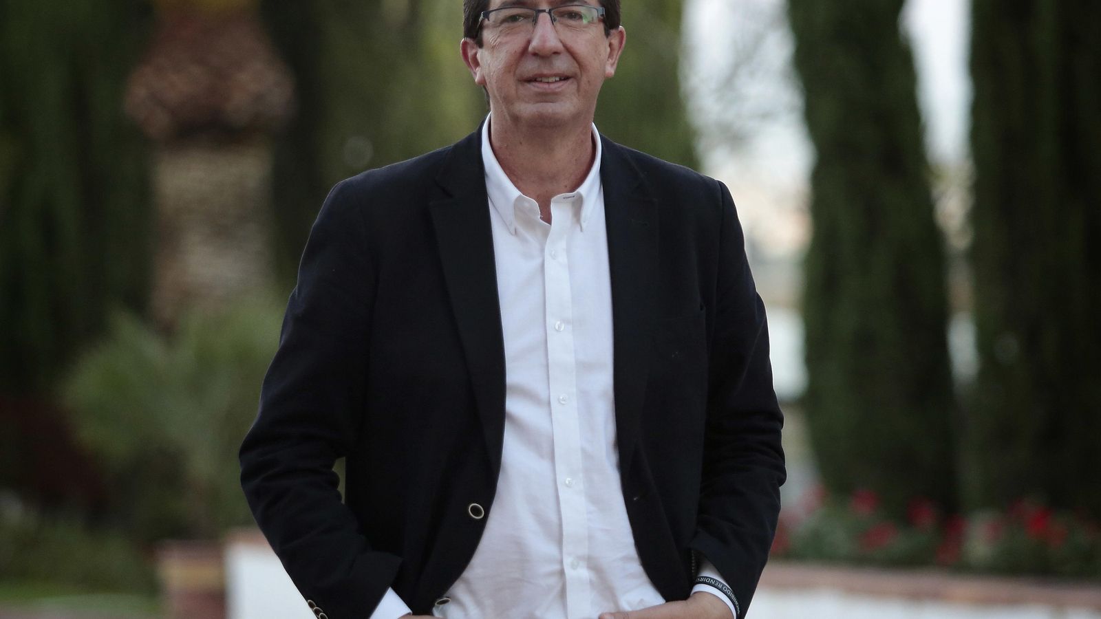 Juan Marín, durante la entrevista.