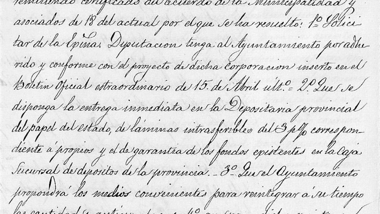 Extracto del certificado Municipal de la corporación algecireña.