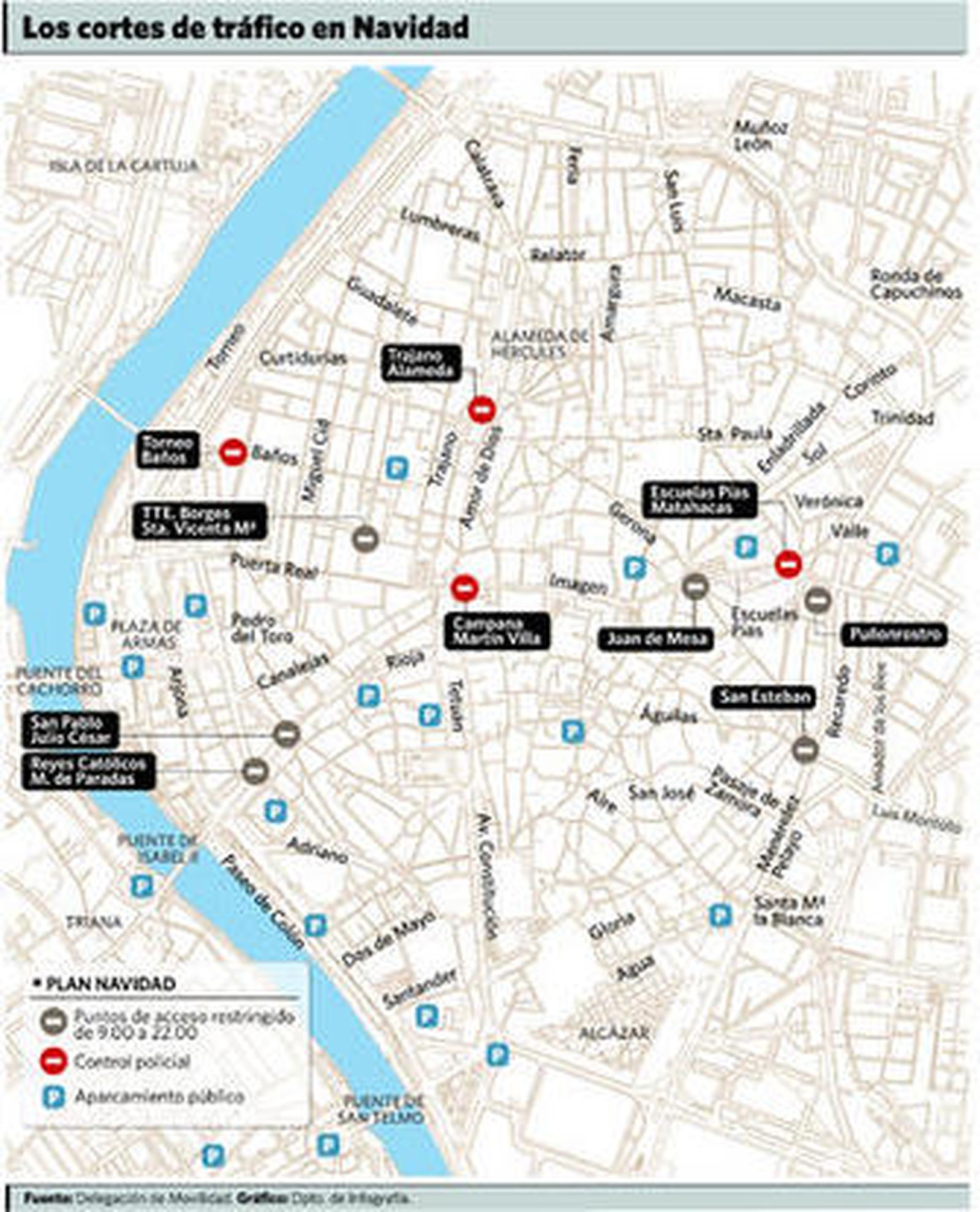 Taxis y un autobús en el centro.