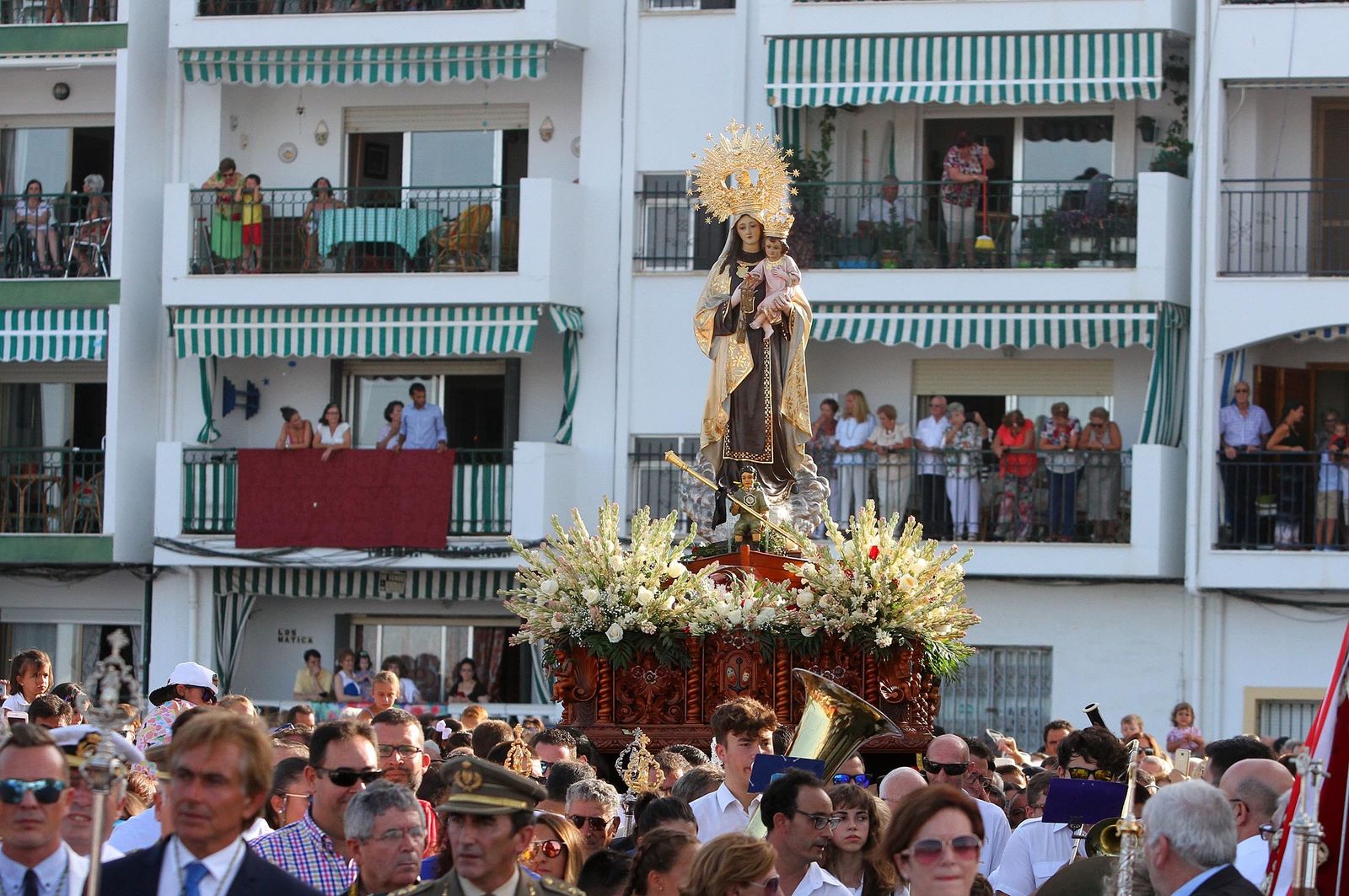 Imágenes de la procesión de la Virgen del Carmen en Punta Umbría