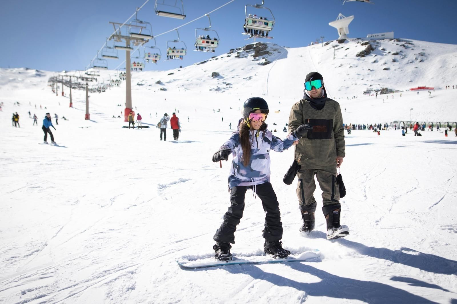 La jornada de esquí en Sierra Nevada, en imágenes
