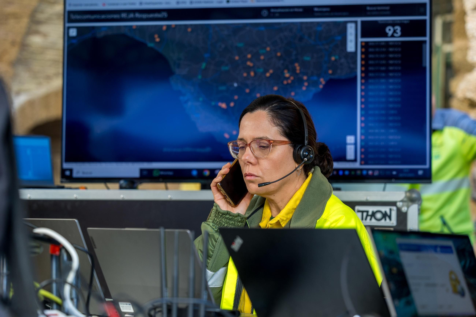 Todas las imágenes del simulacro de tsunami en Cádiz