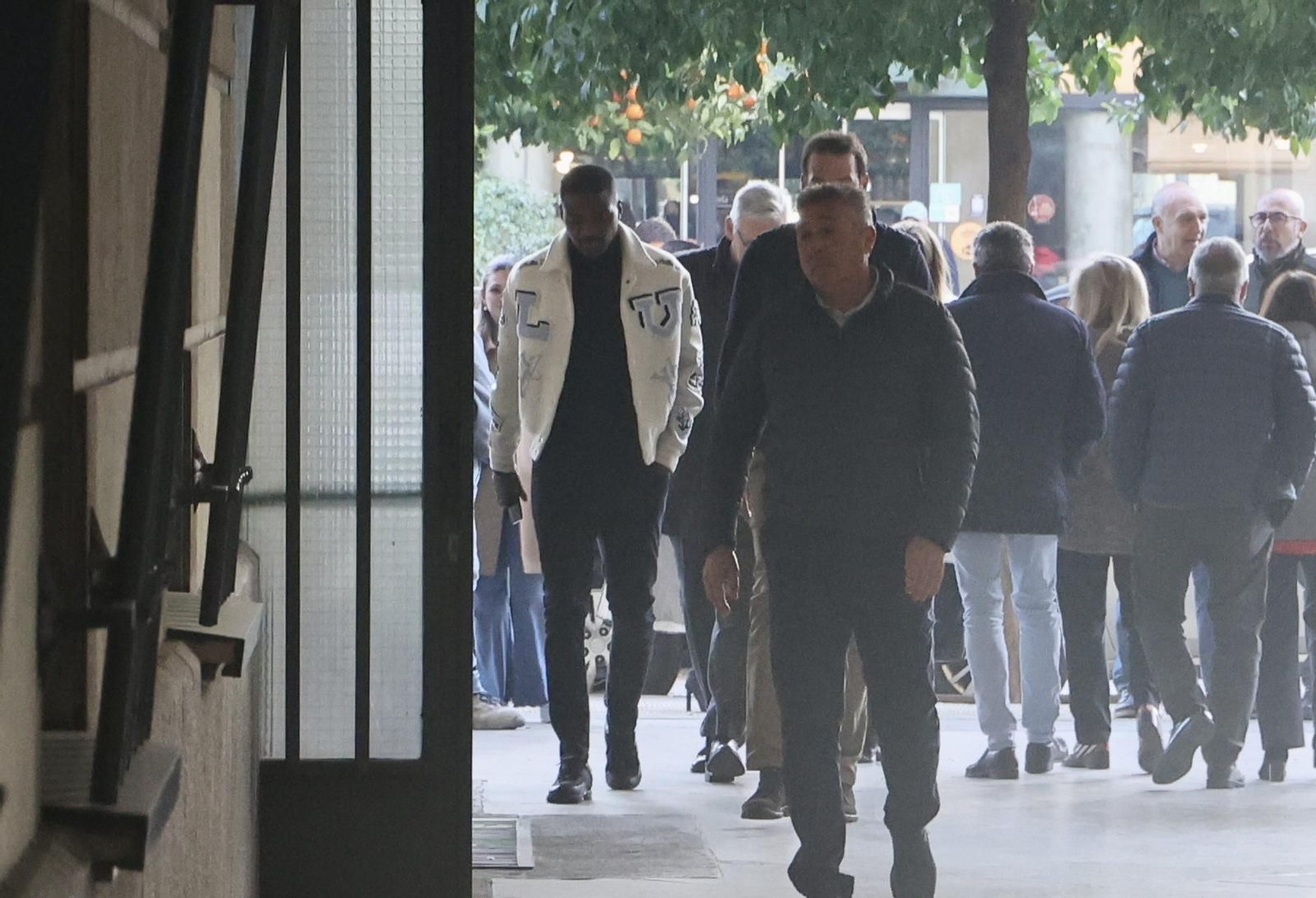 Las fotos de William Carvalho en los juzgados