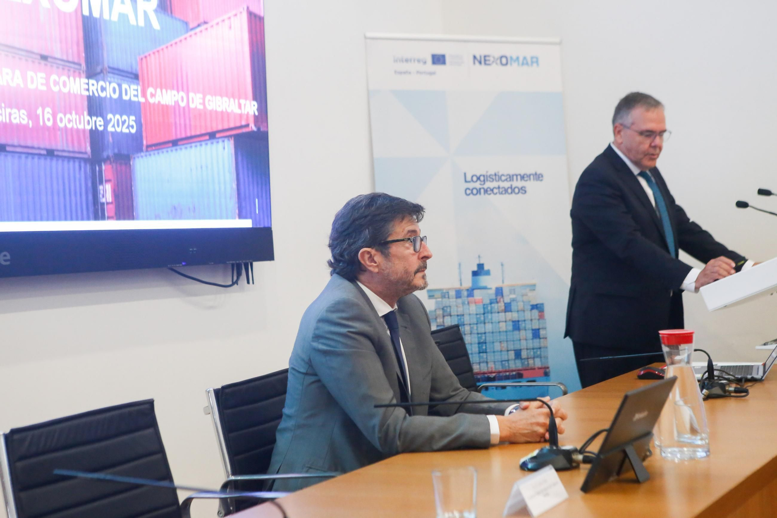 Las imágenes de la ponencia de Manuel Rodríguez Dapena, subdirector de Puertos del Estado, en la Cámara de Comercio del Campo de Gibraltar