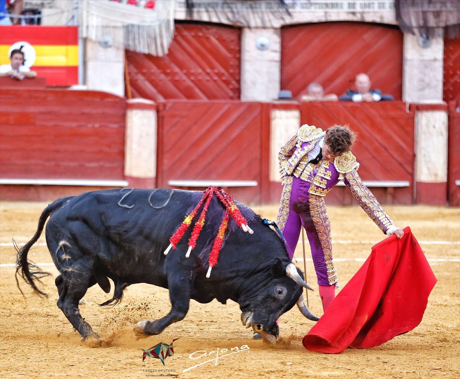 Jorge Martínez en su actuación la pasada Feria Taurina de Almería.