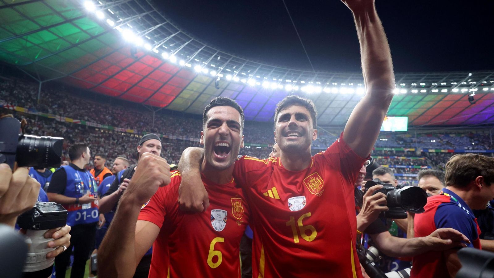 Las mejores fotos del título de España ante Inglaterra
